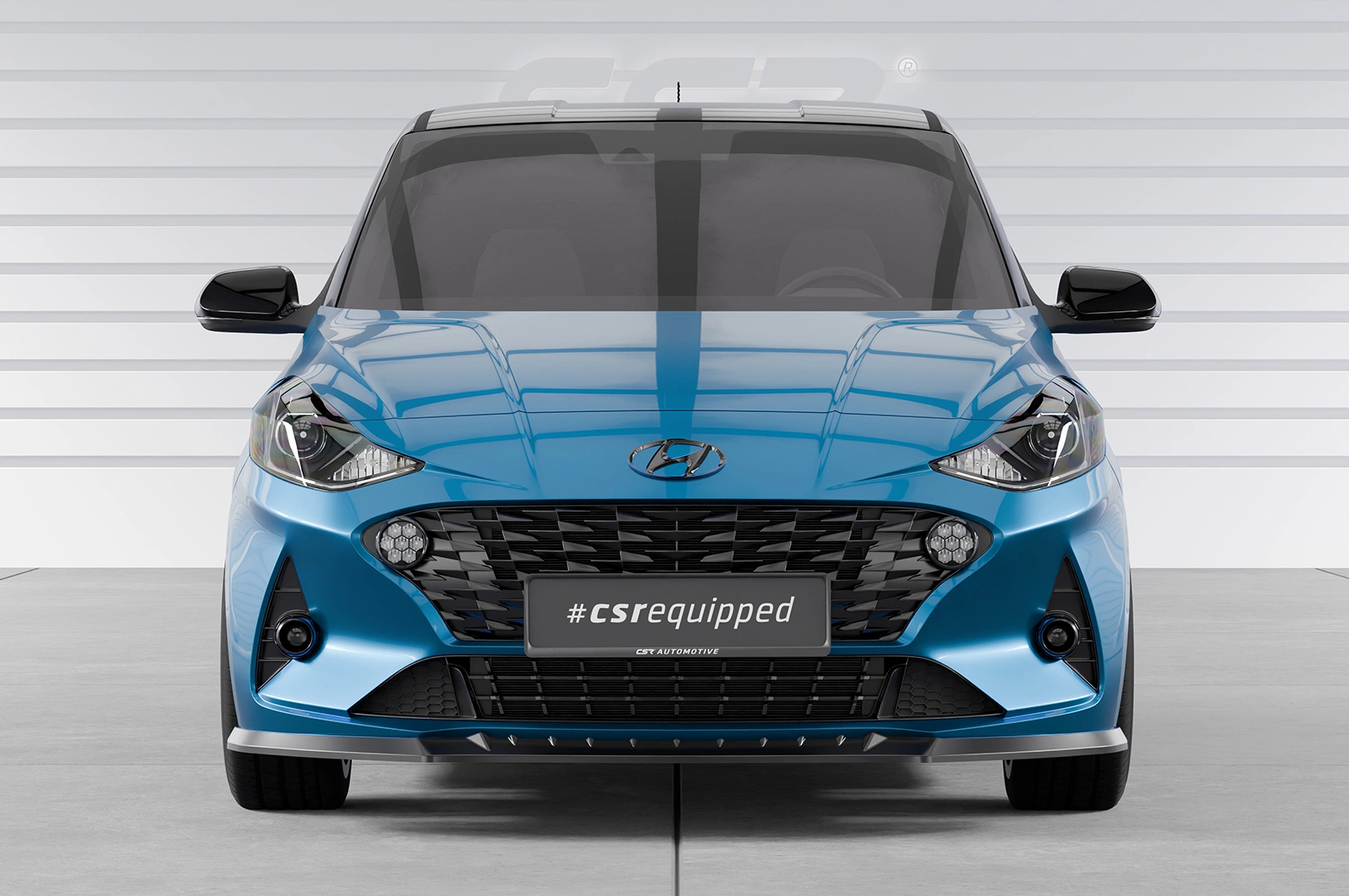 Voorspoiler Hyundai i10 (3e generatie) Glans Zwart (2019–) CSR