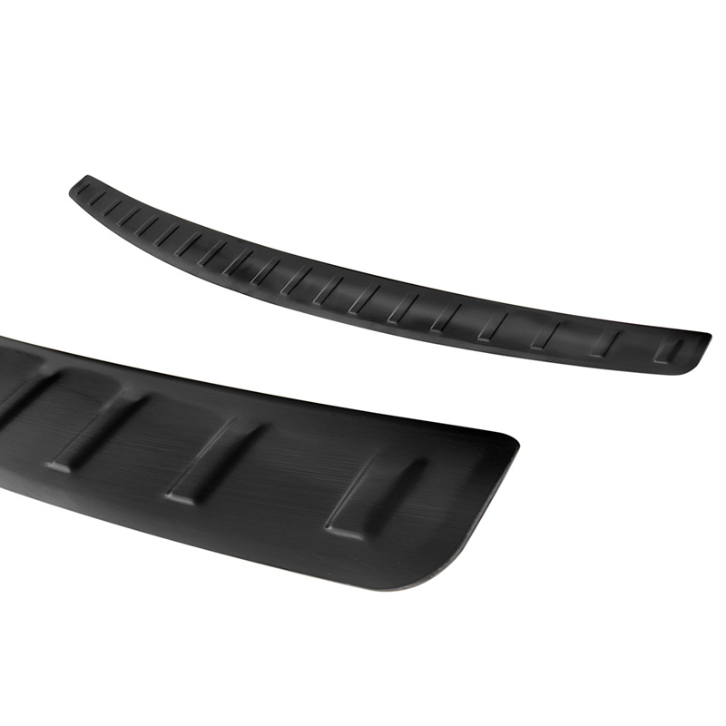 Zwart RVS Achterbumperprotector  Mercedes A-Klasse W177 Sedan 9/2018- 'Ribs'