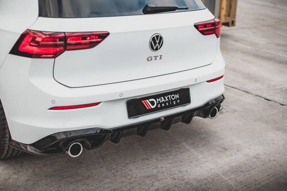 Diffuser V.1 Volkswagen Golf 8 GTI Maxton Glans Zwart