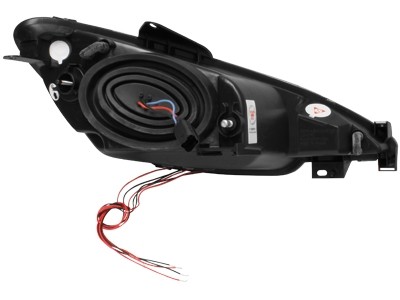 Faros Peugeot 206 02-.. / S16 99-.. Angel Eyes negro