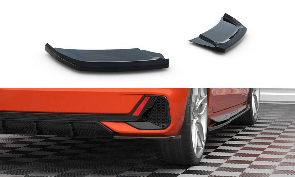 Zij Diffusors Audi A1 S-LINE GB glanzend zwart
