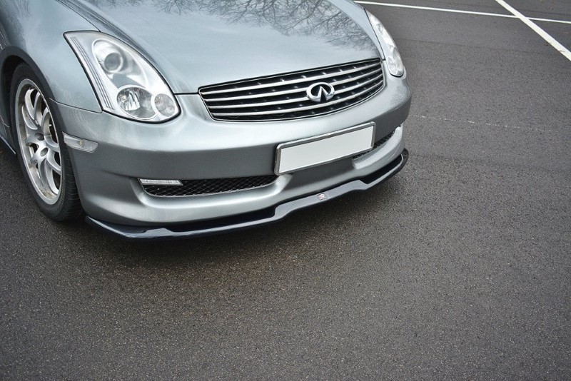 Voorspoiler Infiniti G35 Coupe V.1 Glanzend Zwart