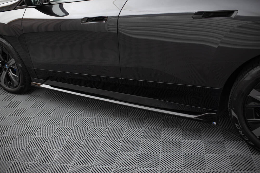 Zijskirts BMW iX i20 Maxton Glans Zwart