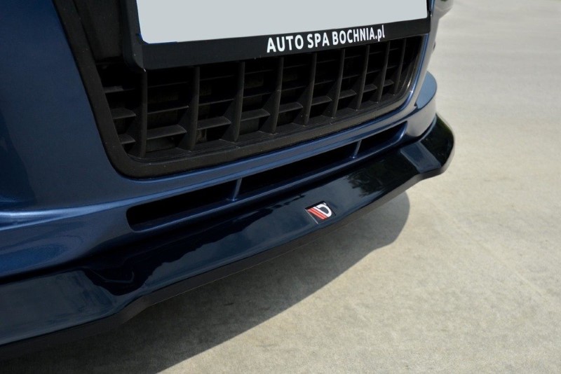 Voorspoiler Audi A6 S-Line C6 Glanzend Zwart