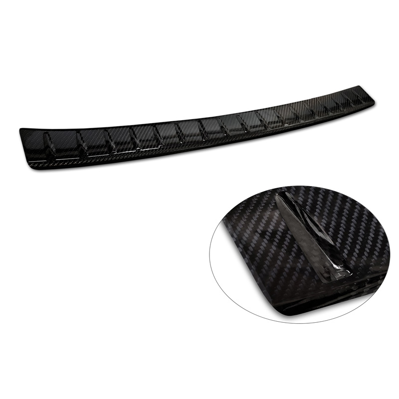 Echt 3D Carbon Achterbumperprotector  BMW 7-Serie G70 Sedan M-Pakket 2023-