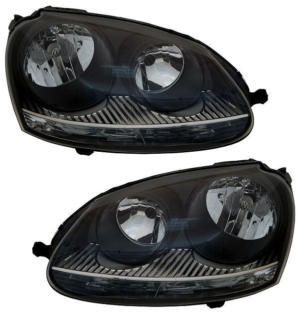 Faros VW Golf V Black/cristal Electric