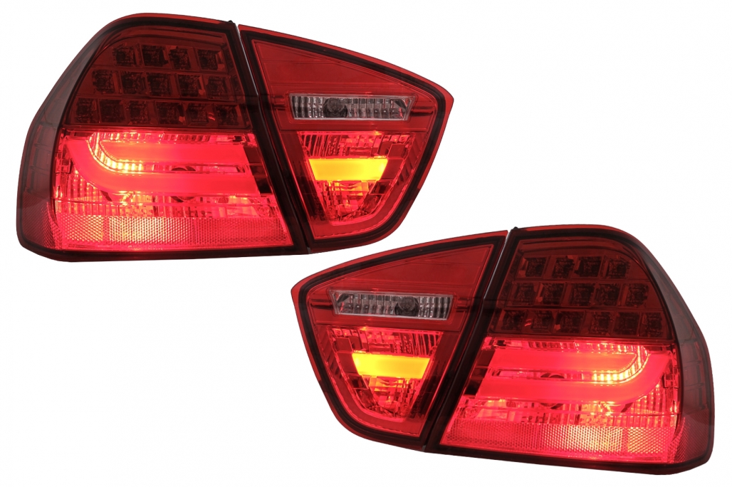Taillights LED BMW 3-serie E90 04-08 red/smoke