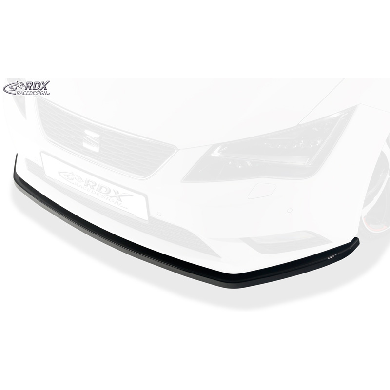 Voorspoiler  Seat Leon 5F SC/5-deurs/ST 2013-2017 excl. FR/Cupra (ABS zwart glanzend)