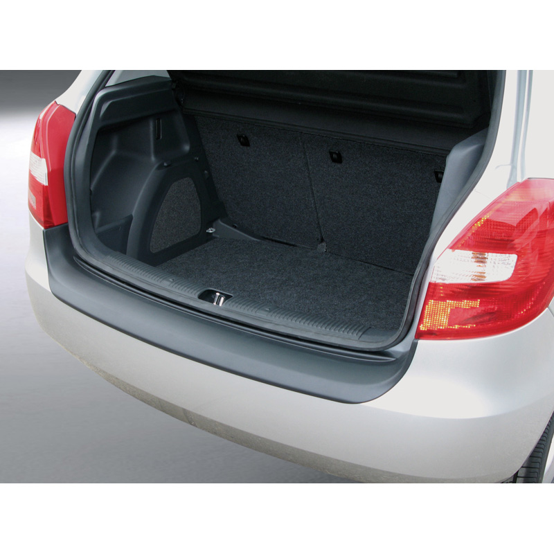 ABS Achterbumper beschermlijst  Skoda Fabia II 2007-2010 Zwart