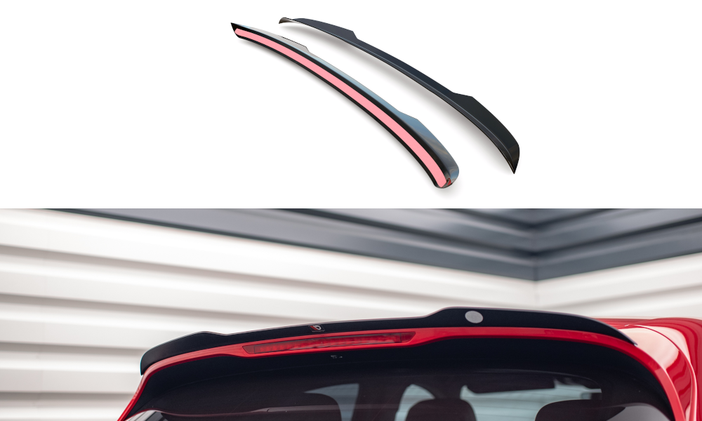 Spoiler Porsche Macan MK1 FL Maxton Glans Zwart