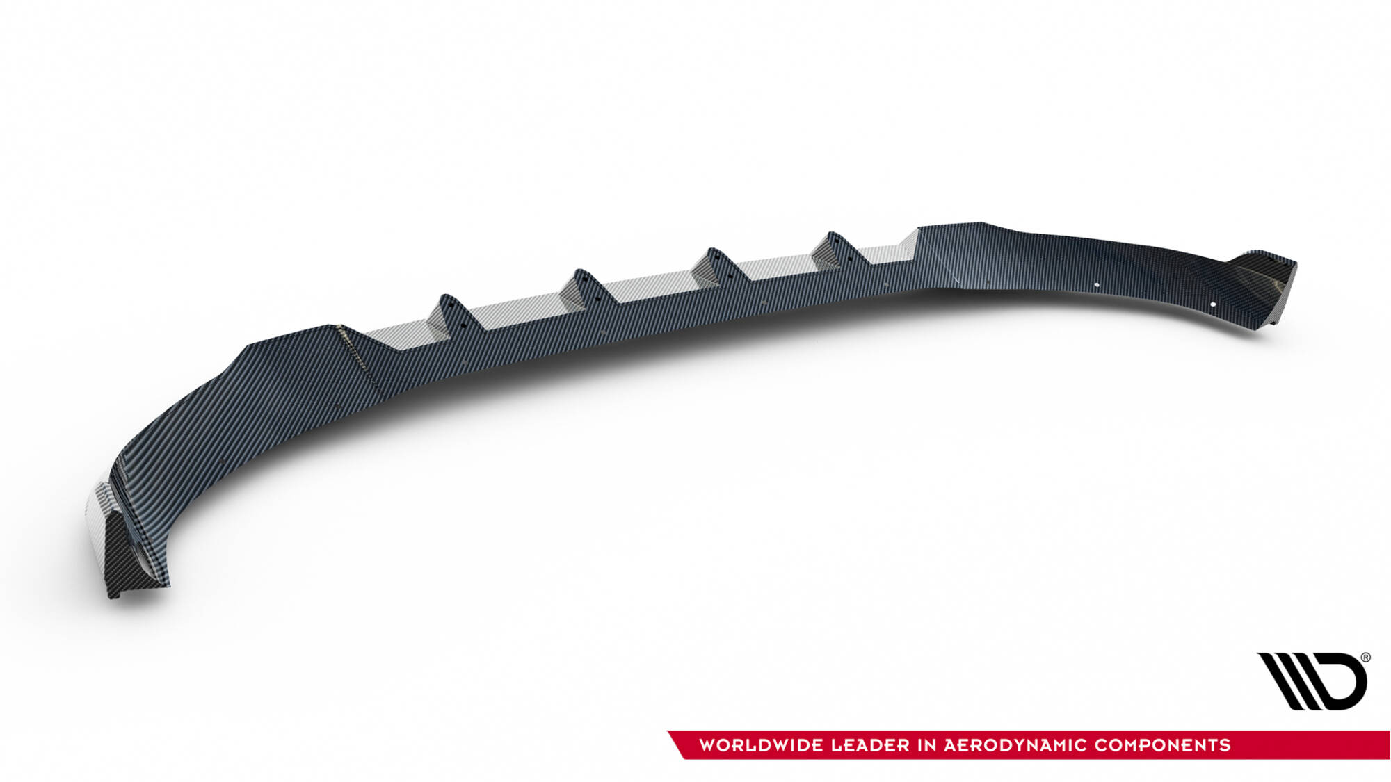 Carbon Fiber Voorspoiler BMW X7 M-Pack G07 Facelift Maxton Glanzend zwart