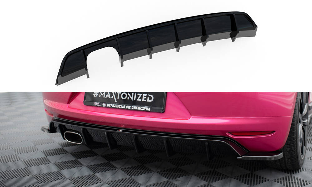 Diffuser Volkswagen Scirocco Maxton Glans Zwart