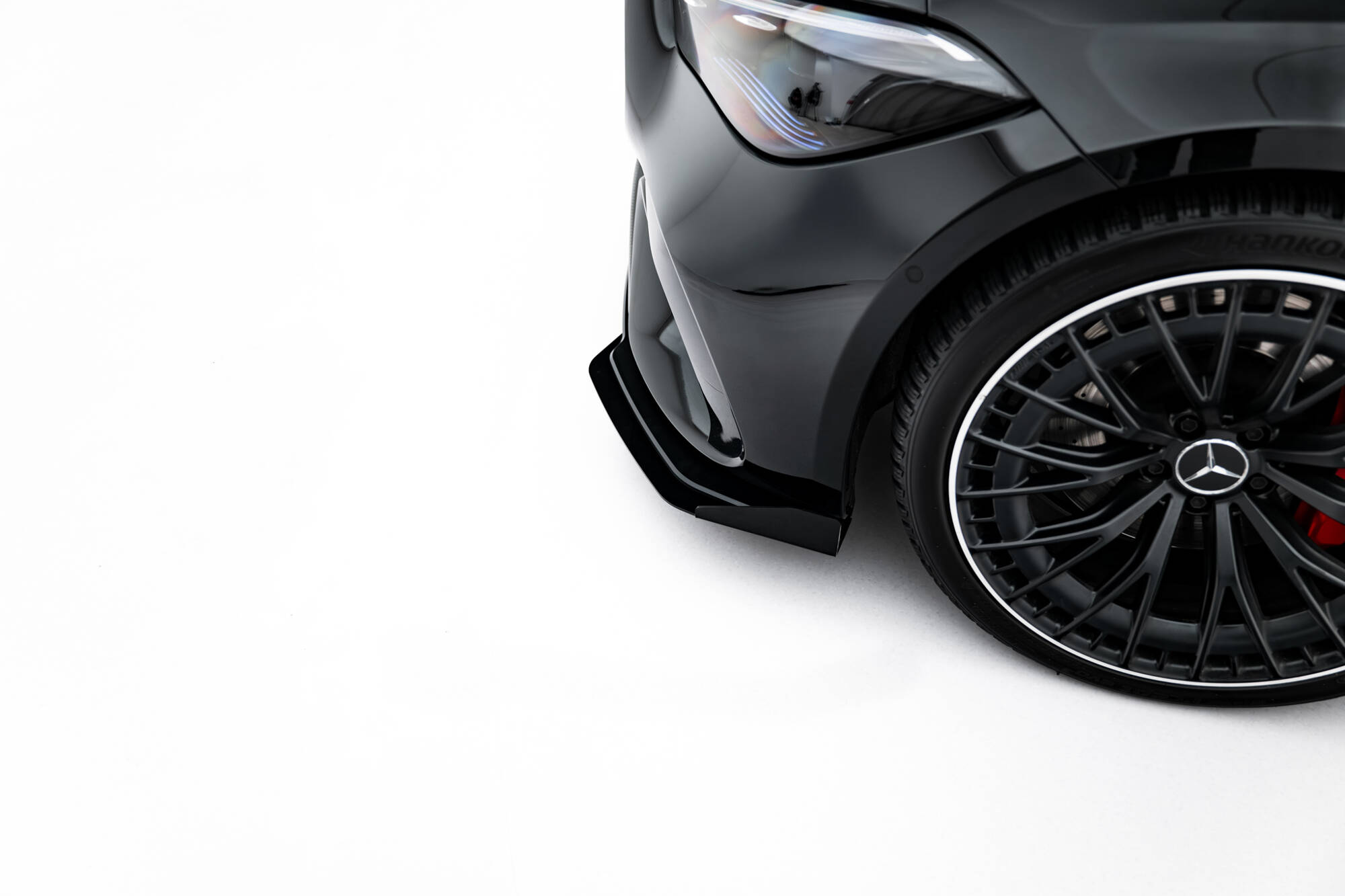 Street Pro Voorspoiler + Flaps Mercedes-AMG CLE 53 C236 Maxton Glanzend zwart