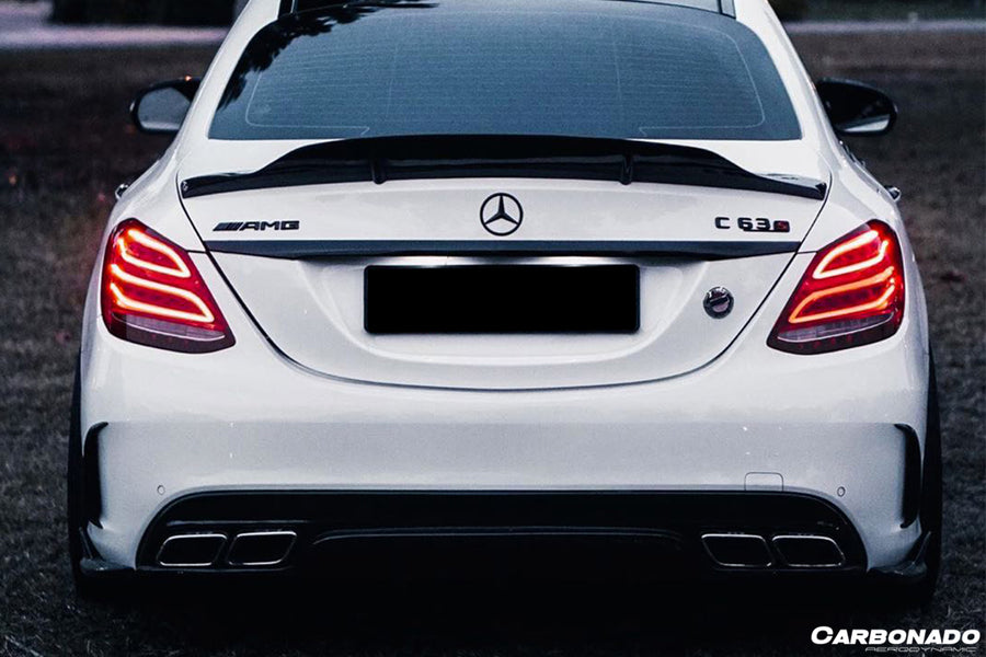 Mercedes Benz C-Class W205 Sedan RT Style Spoiler 2015-2021