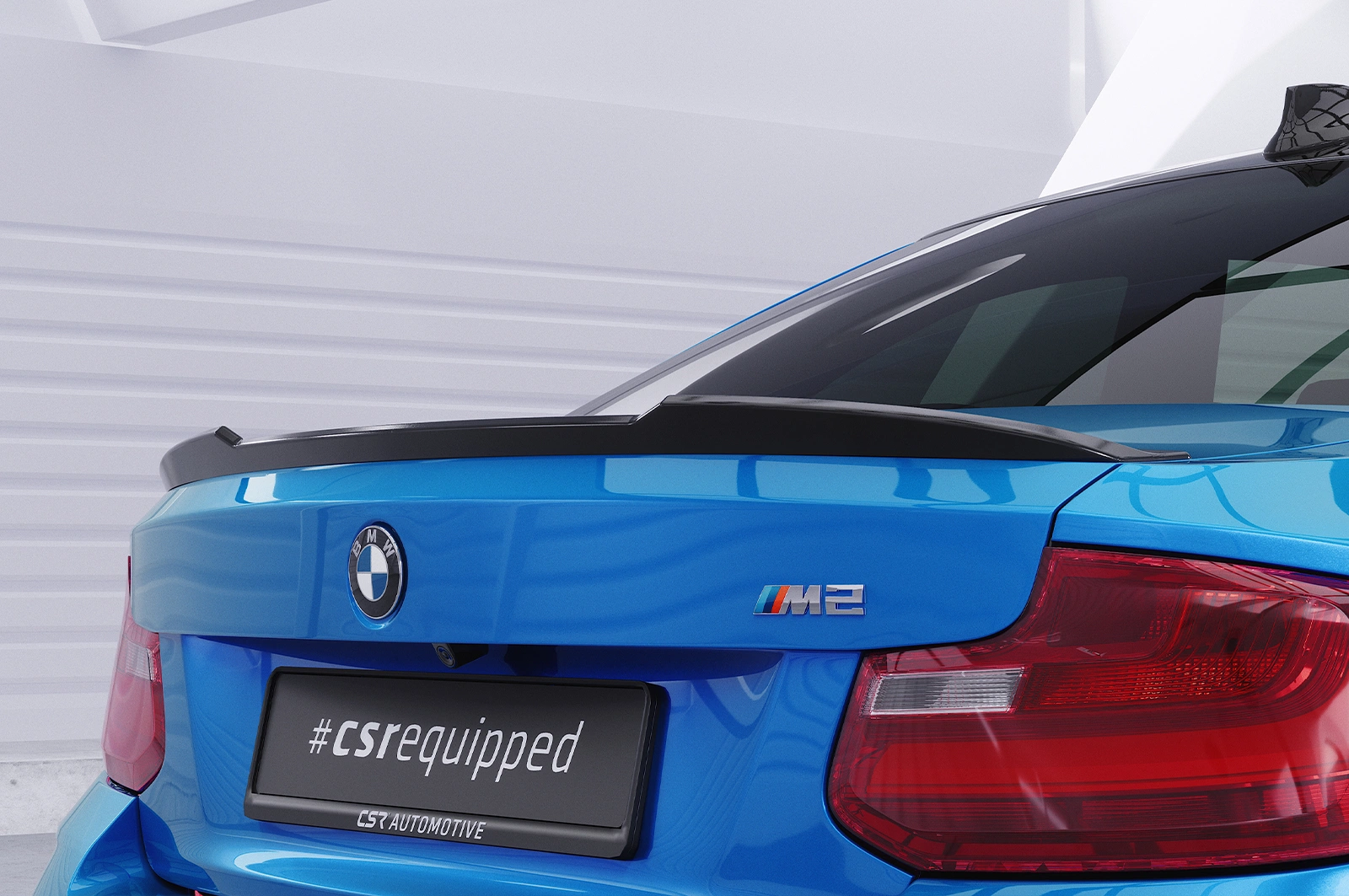 Achterspoiler BMW 2er F22 / M2 F87 Coupe glans zwart
