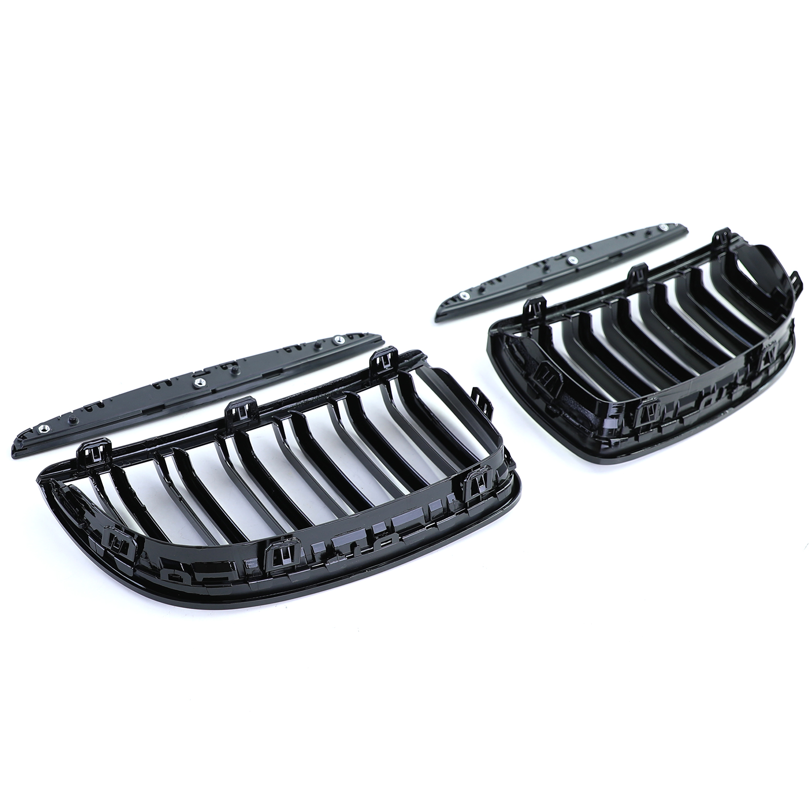 Grill Nieren BMW E90/91 Zwart M3/Motorsport Stripes 05-08