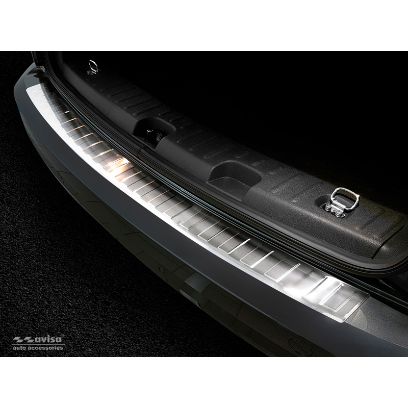 RVS Achterbumperprotector  Volkswagen Caddy 2004-2015 & 2015-2020 'Ribs'