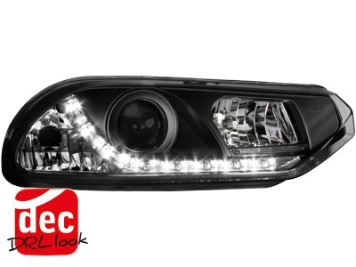 Faros Alfa Romeo 156 LED Los ojos del Diablo Dayline negro