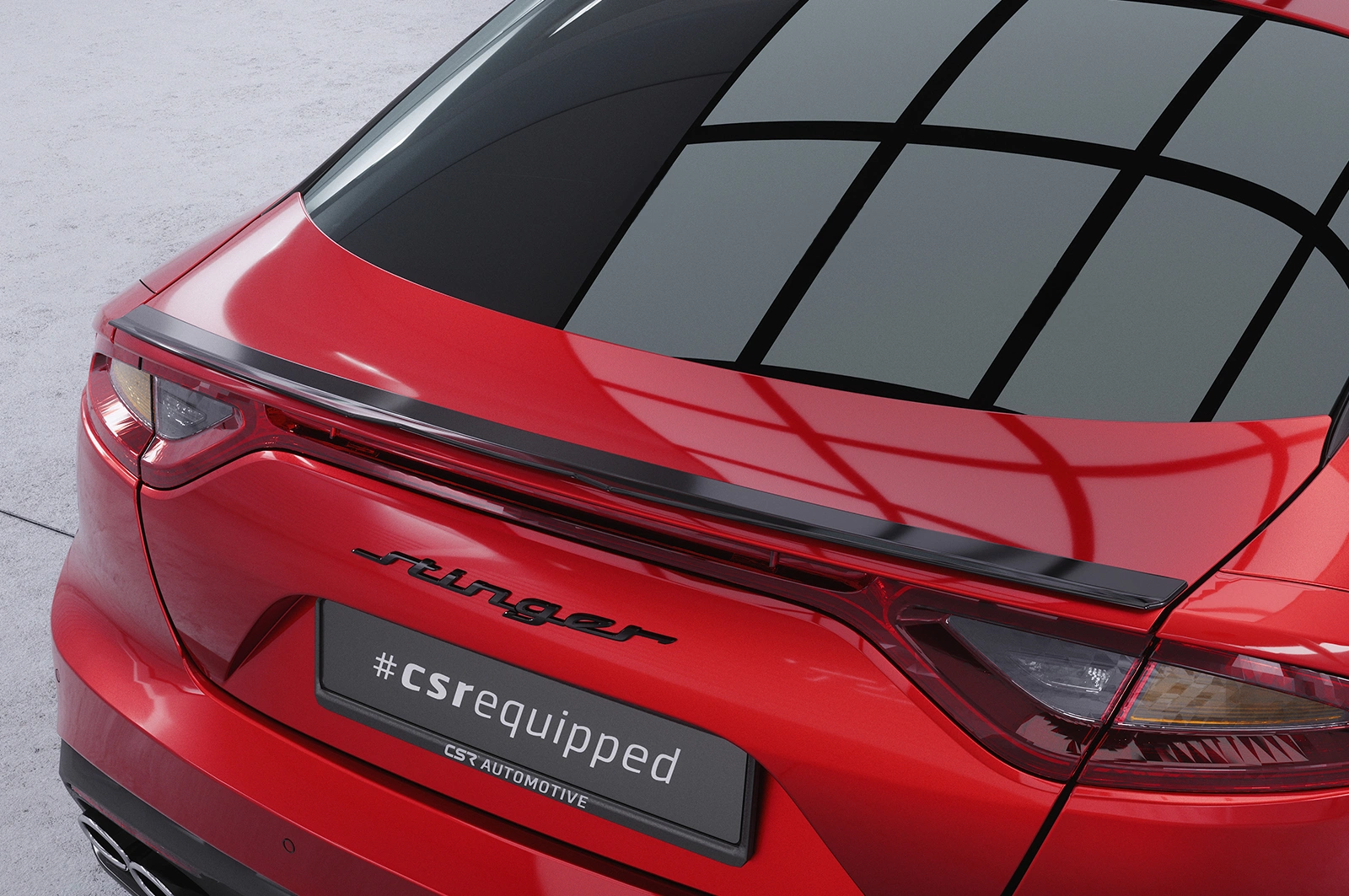Achterspoiler Kia Stinger GT glans zwart 2017– van CSR Automotive