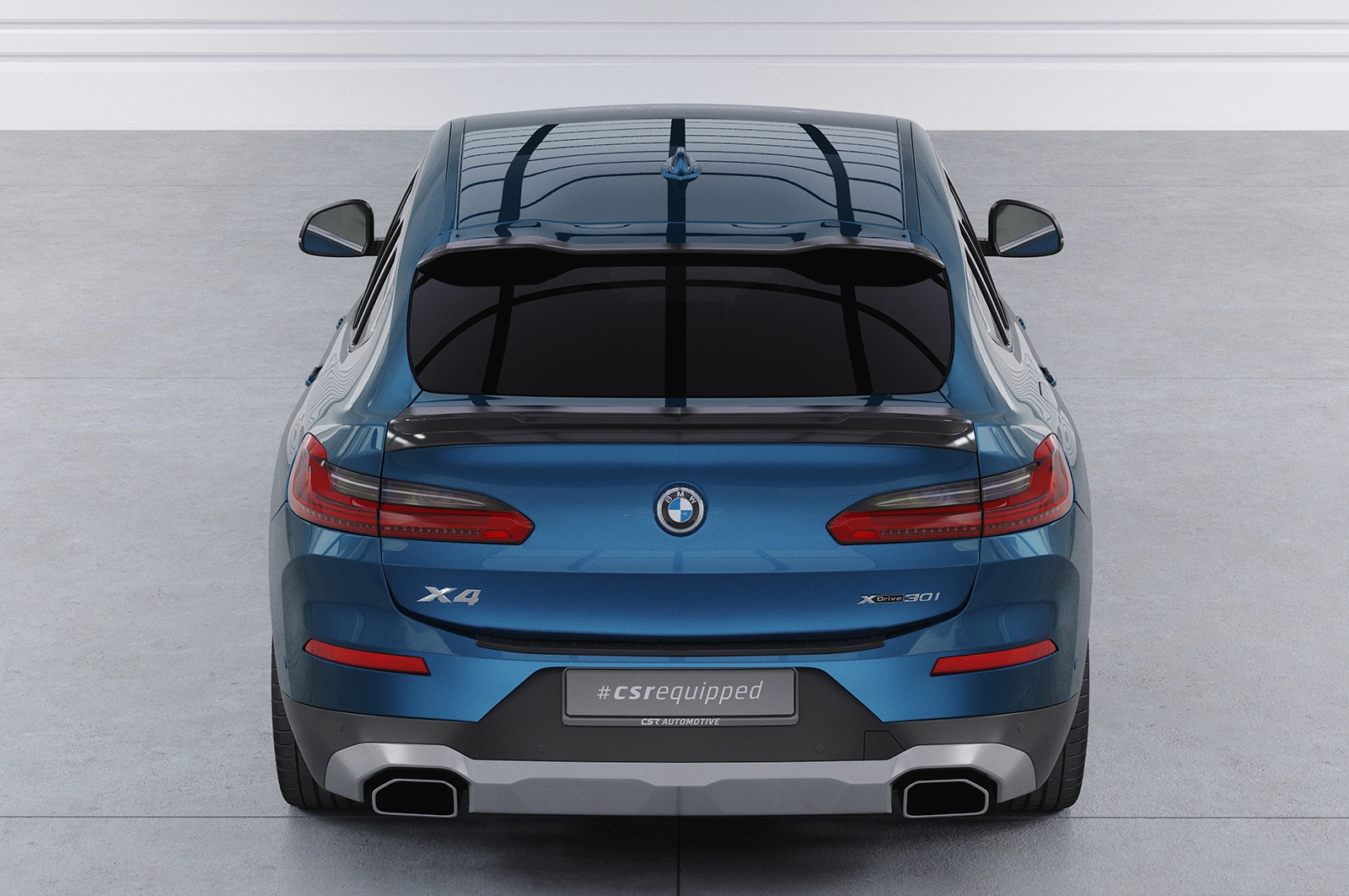 Achterspoiler BMW X4 G02 2018- Glans Zwart – CSR