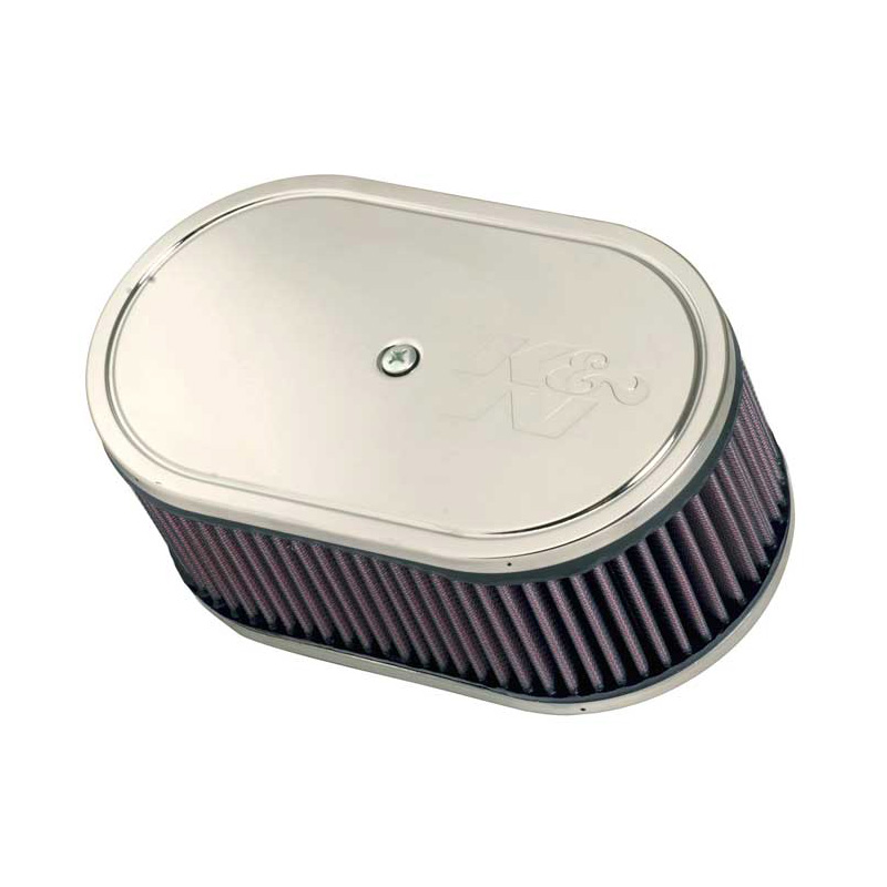 K&N carburateur luchtfilter ovaal groot  Weber 46/48 IDA, Montagehoogte 85mm (56-1210)