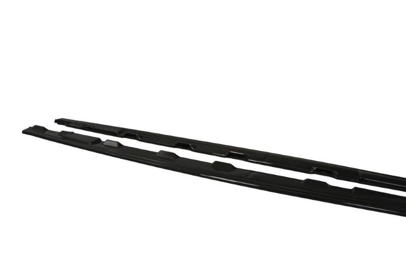 Zijskirts Diffusers Audi S5 / A5 S-Line F5 Coupe Glanzend Zwart
