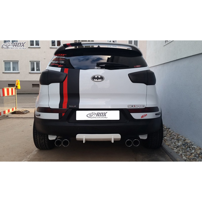 Achterskirt 'Diffusor U-Diff'  Kia Sportage (SL) 2010-2015 (PU)