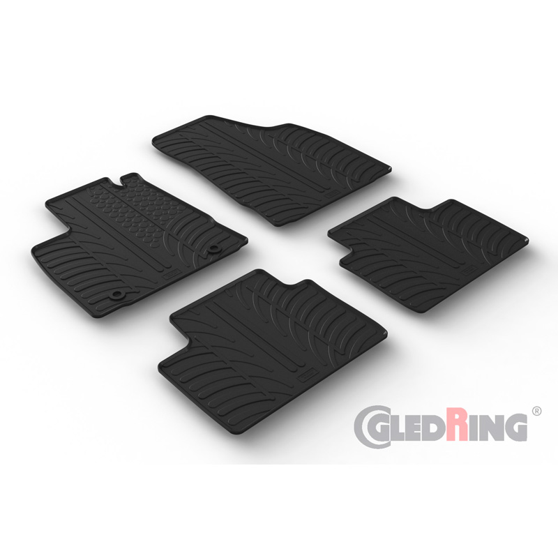 Gledring Rubbermatten  MG 3 Hybrid+ 2024- (T profiel 4-delig + montageclips)