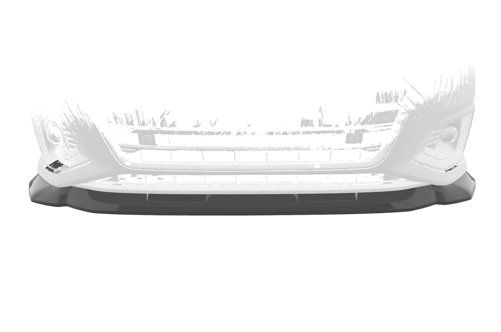 Voorspoiler Audi A4 B9 (Typ 8W) Facelift Glans Zwart – CSR Automotive