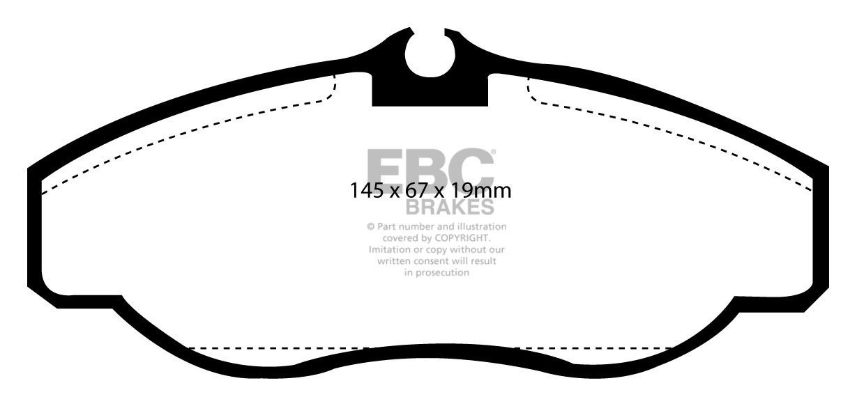 EBC Brakes ALFA ROMEO Spider 1.75 67-73 Remblokken voorzijde gre