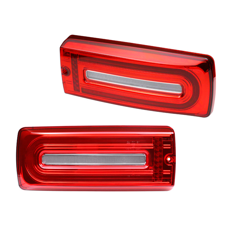 LED Achterlichten Mercedes G-Klasse W463  1999-2018 - Rood/Helder- incl. Dynamic Running Light