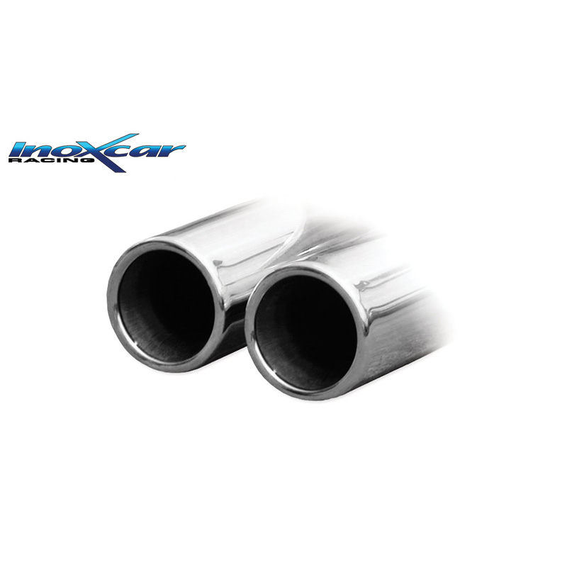 100% RVS Sportuitlaat  Seat Leon 1M 1.9 TDI 130pk 2000- 2x80mm