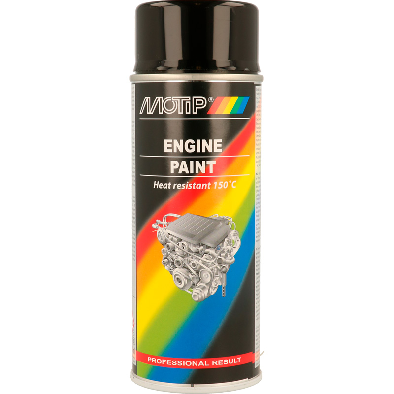 Motip Tuning-Line Hittebestendige lak - zwart - 400ml