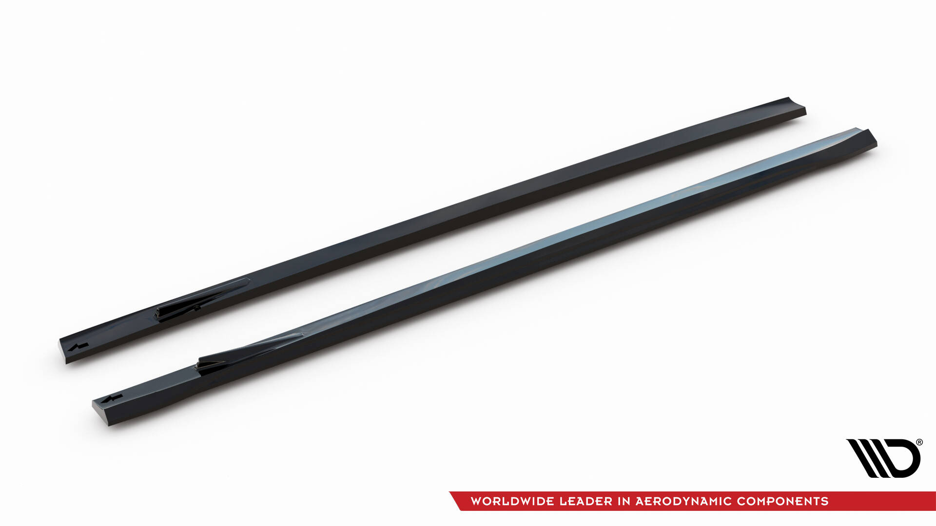Zijskirts V.1 Mercedes-AMG GT 63 C192 Maxton Glanzend zwart