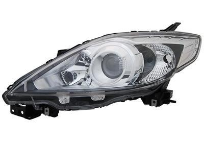 koplamp, H7+HB3, elektr verstelb, incl stelmotortje, smoke, rech