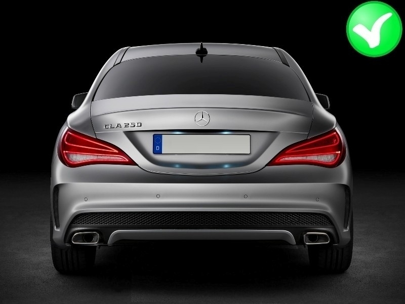 Diffusor Mercedes CLA W117 CLA 2013-.. Sport Pack