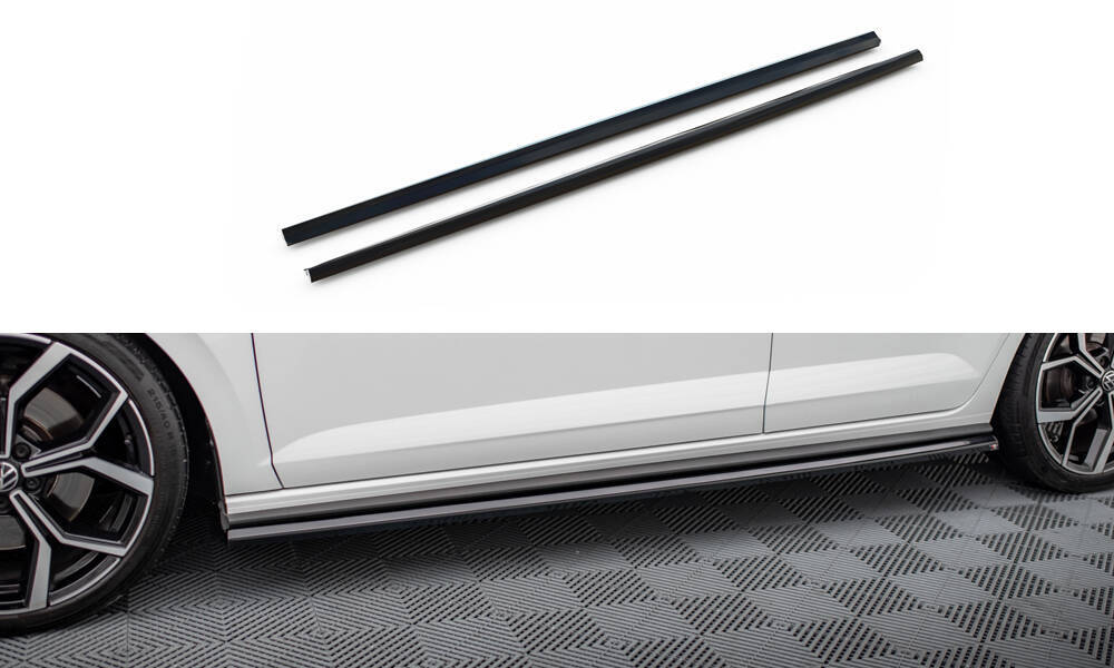 Zijskirts Diffusers Volkswagen Polo GII MK6 Facelift