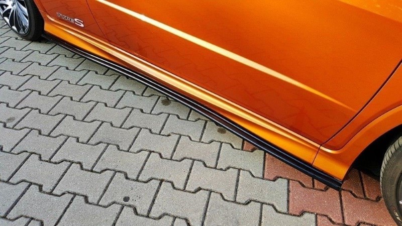Zijskirts Diffusers Honda Civic VIII Type S/R Glanzend Zwart