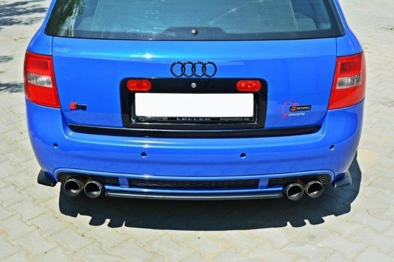 Achterzij Spoilers Audi RS6 C5 Avant Glanzend Zwart