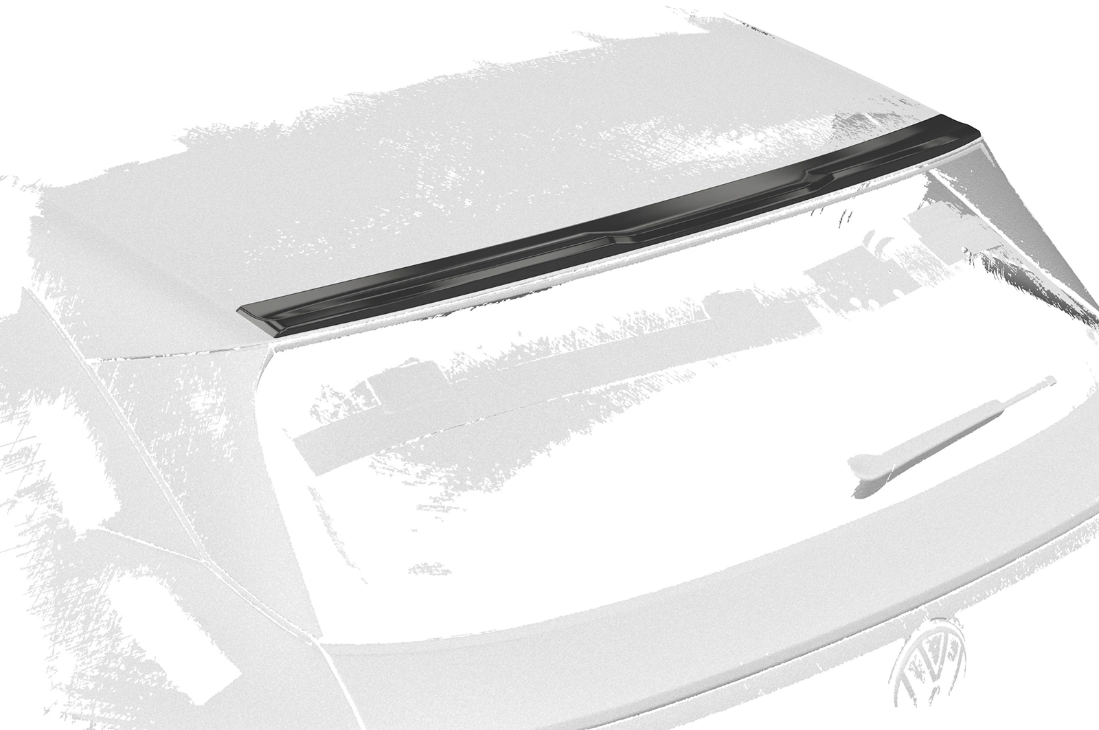 Achterspoiler VW ID.4 glans zwart 2020–