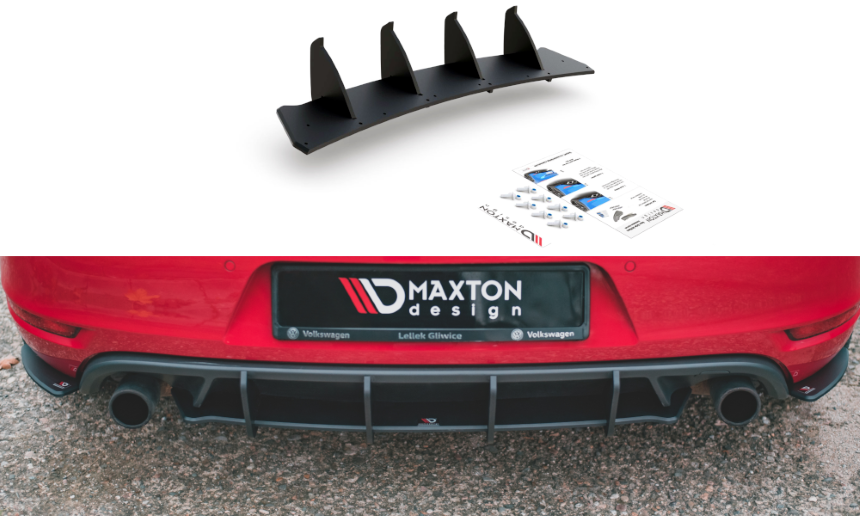 Race Diffuser VW Golf 6 GTI Maxton Design v.2