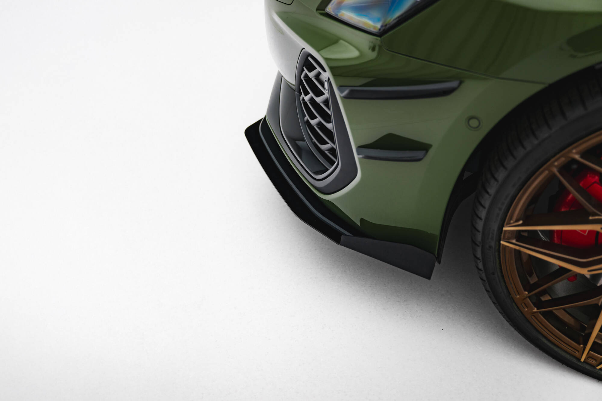Street Pro Voor Flaps Audi S3 / A3 S-line 8Y Facelift Maxton Glanzend zwart
