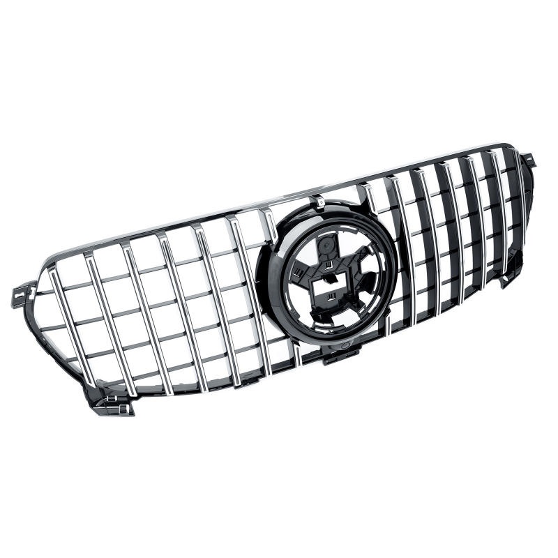 Grill Mercedes GLE W167 19-23 GT Look Glans Zwart / Chroom