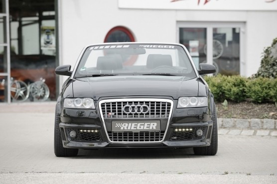 Voorbumper Audi A4 8H Cabrio 02- Facelift ABS Rieger