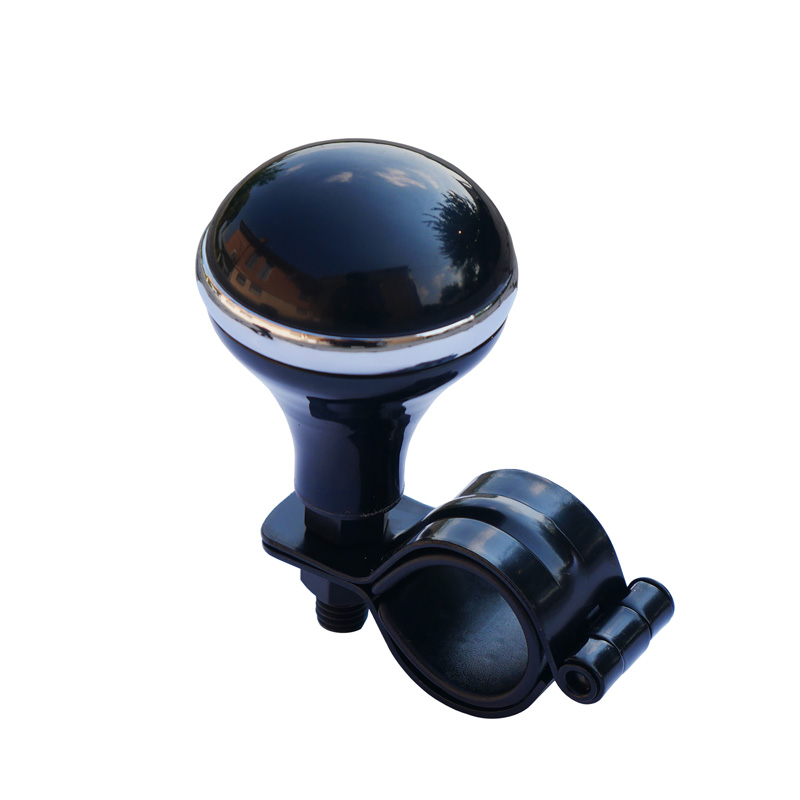 Simoni Racing Stuurwielknop Spinner 2 - Zwart/Chroom