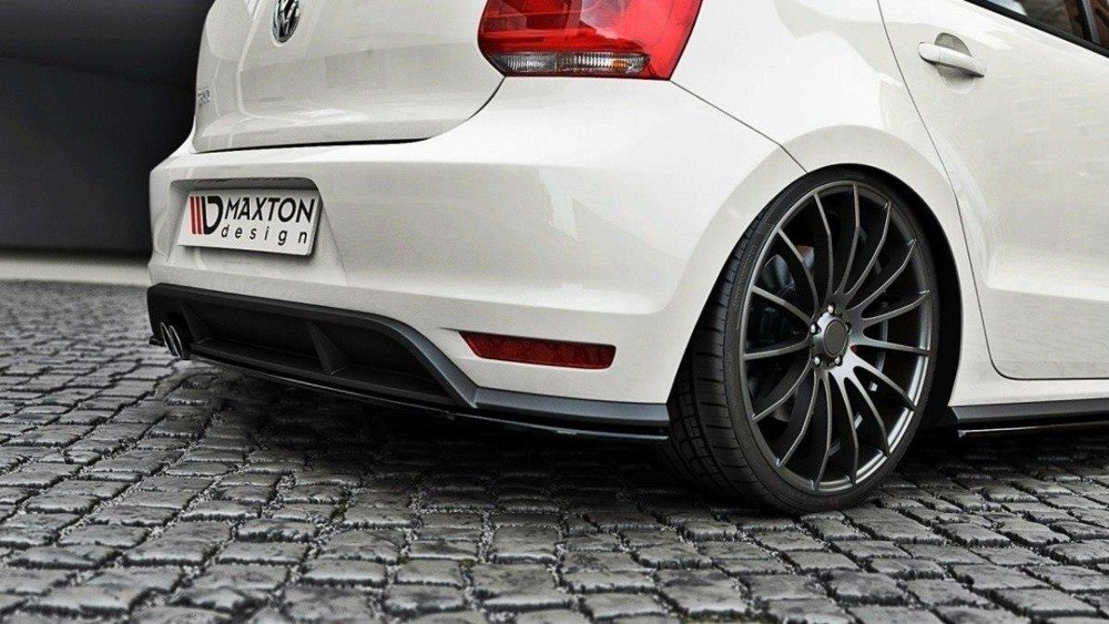 Diffuser VW Polo 6C GTI Glans Zwart