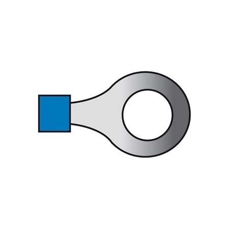 Kabelverbinders 560 blauw 50st