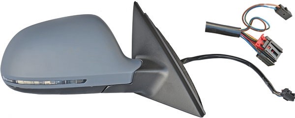BuitenSpiegel KAP rechts Audi A4 B8 07-09 ALUMINUM OPTIK