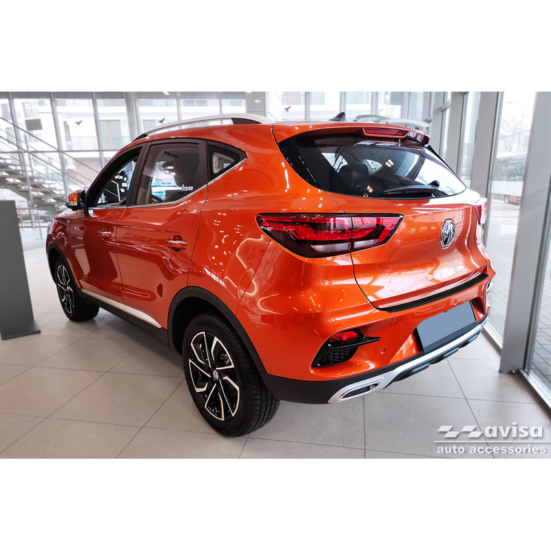 Matzwart RVS Achterbumperprotector  MG ZS FL 2019-2024 'Lines'