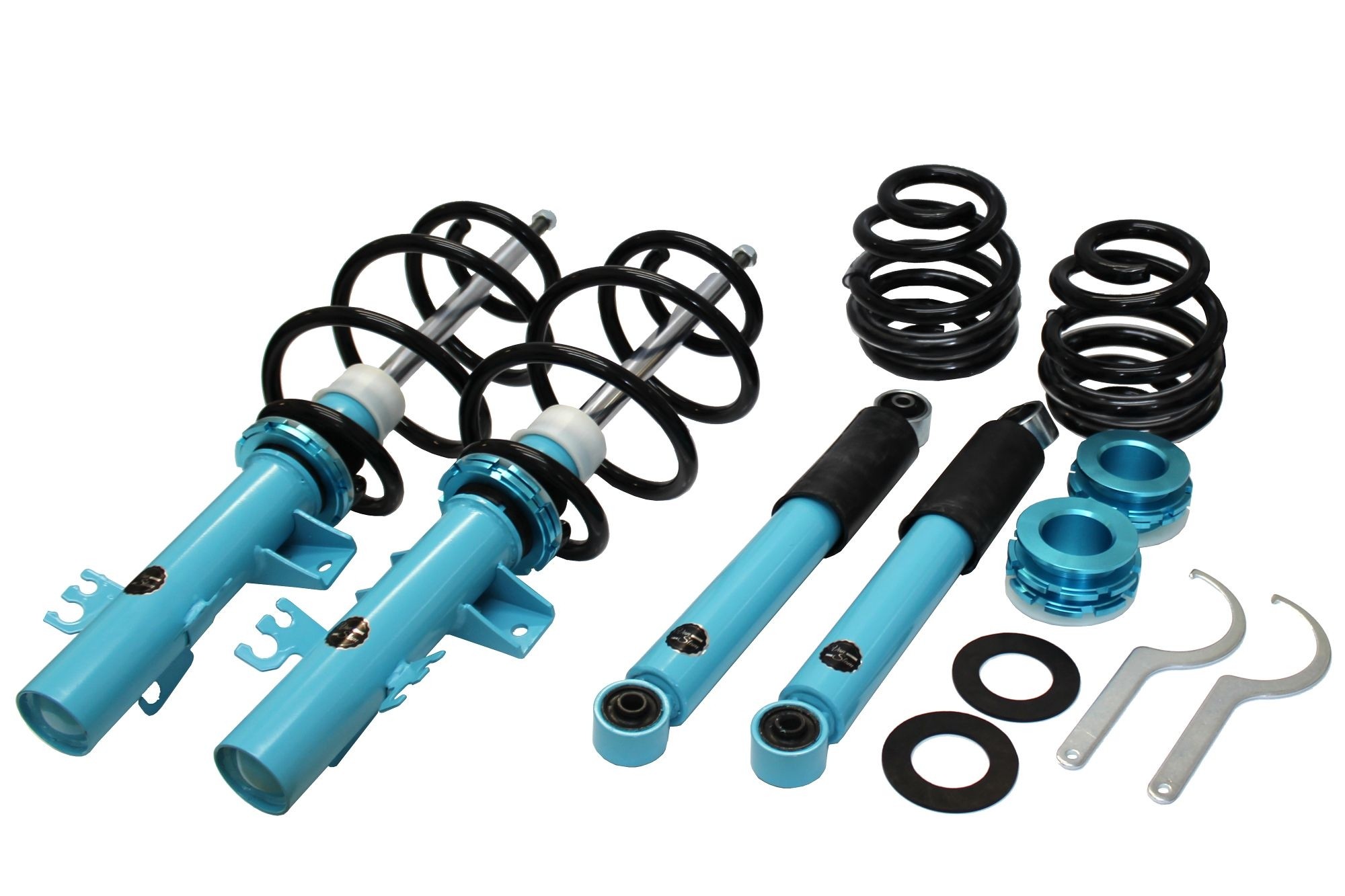VanSlam VW Transporter T5 T6 T32 ONLY Coilover Lowering Suspensi